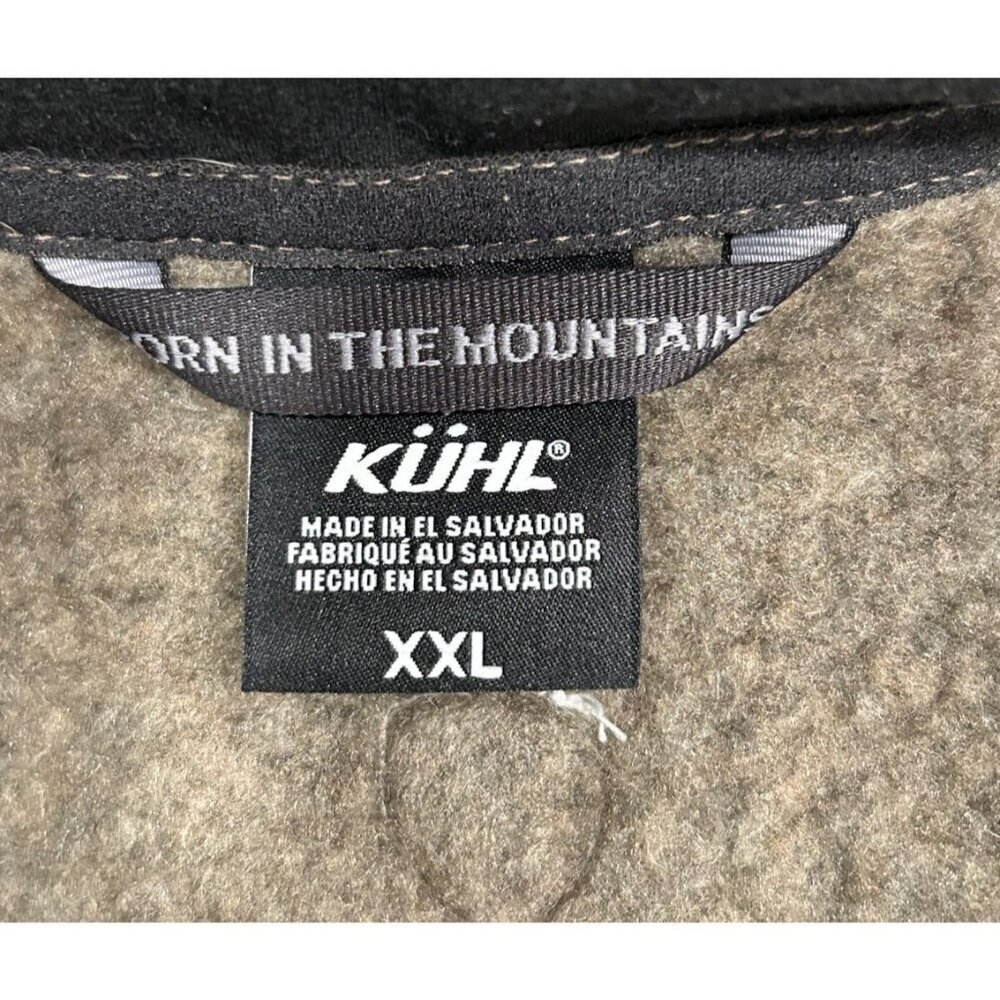 KÜHL Interceptr VestMen's Size XXL Full Zip Fleece Outdoor Hiking Brown - Picture 8 of 13